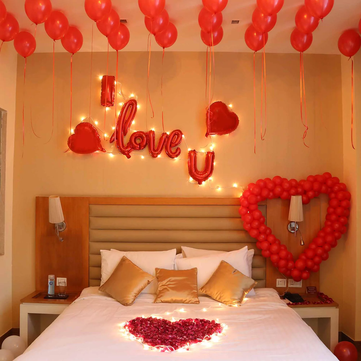 Valentine Day - I Love You Balloon Decor