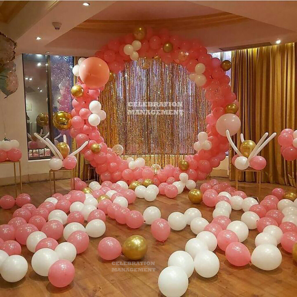 Balloon Ring Decoration For Birthday