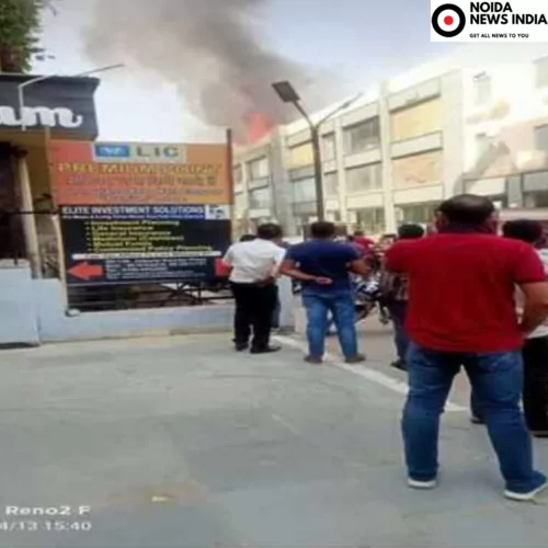 Fire in Jaipuria Mall of Indirapuram in Ghaziabad