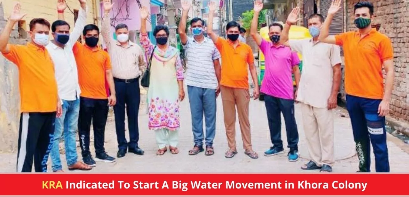 KRA Indicated To Start A Big Water Movement in Khora Colony