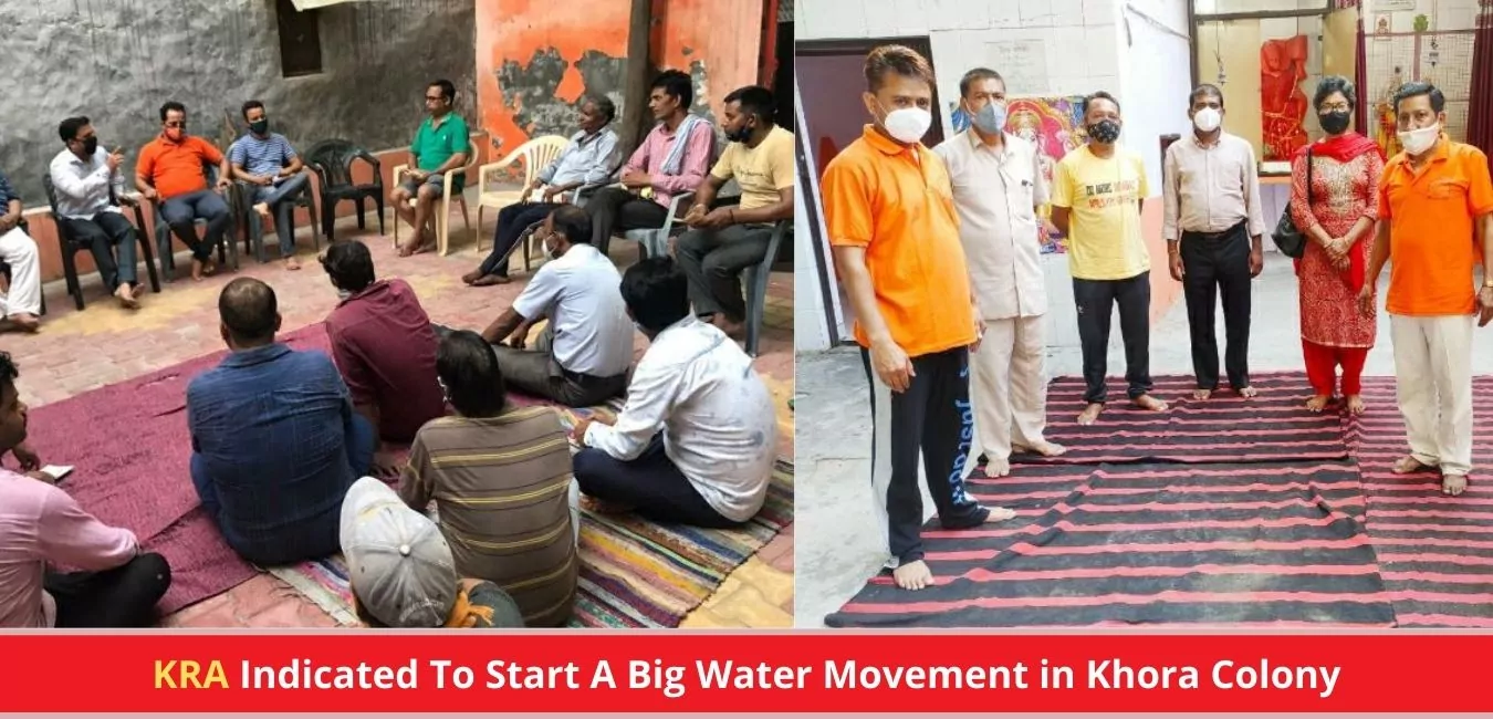 KRA Indicated To Start A Big Water Movement in Khora Colony