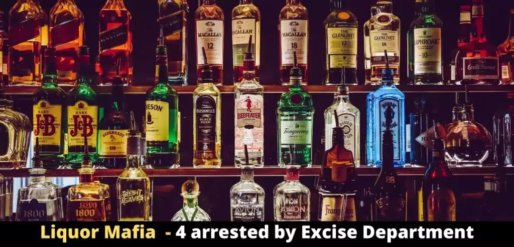Liquor Mafia in Ghaziabad - 4 arrested by Excise Department