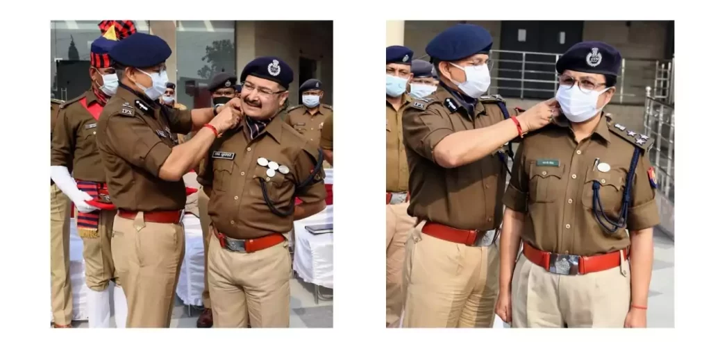 Noida - Promotion of IPS Luv Kumar to IG rank and Bharti Singh to DIG rank