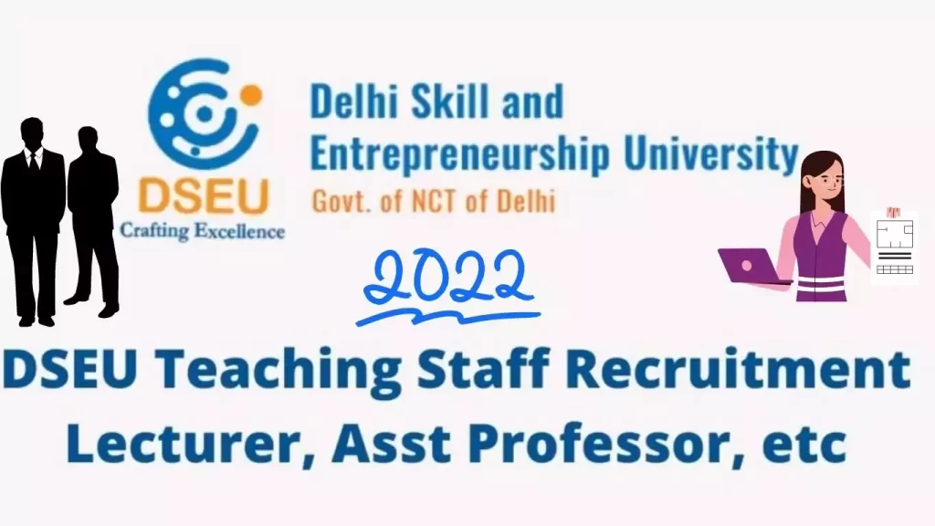 Delhi Skill and Entrepreneurship University (DSEU) Jobs 