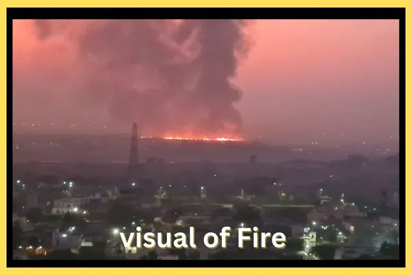 Big Fire in Badarpur Delhi