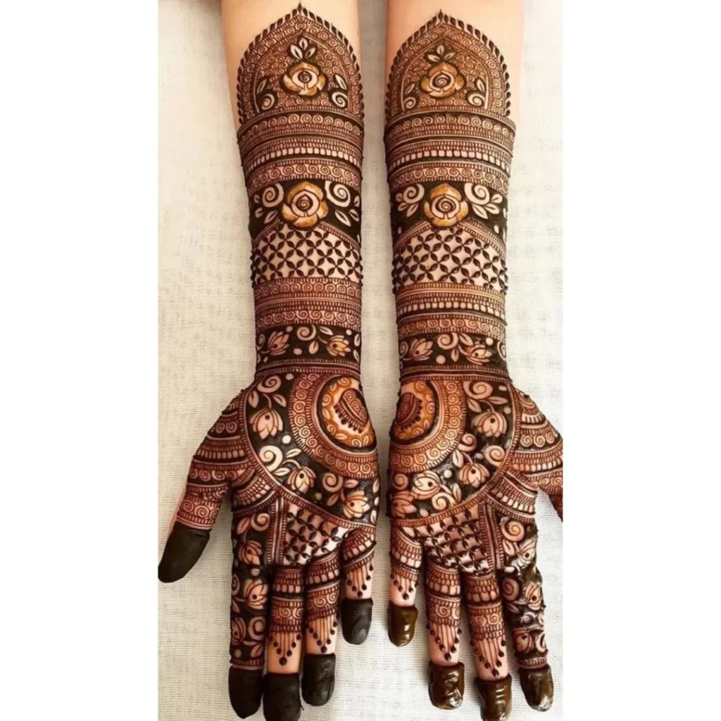 Rajasthani Hand Mehndi designs