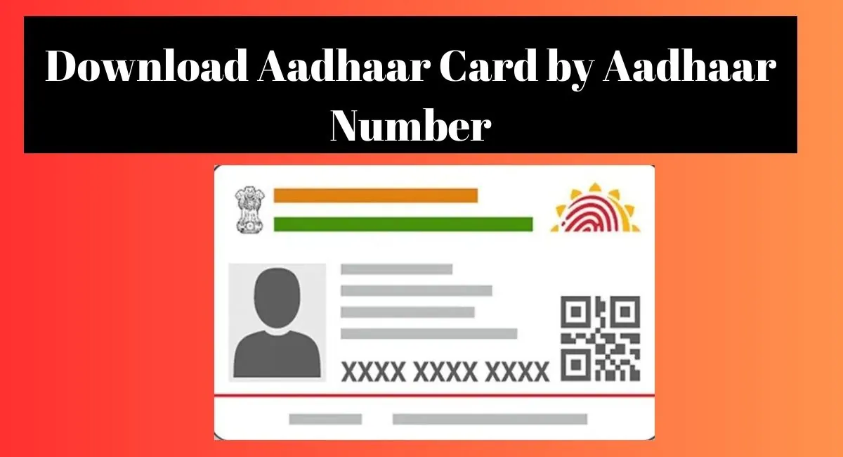 How to Download Aadhaar Card by Aadhaar Number